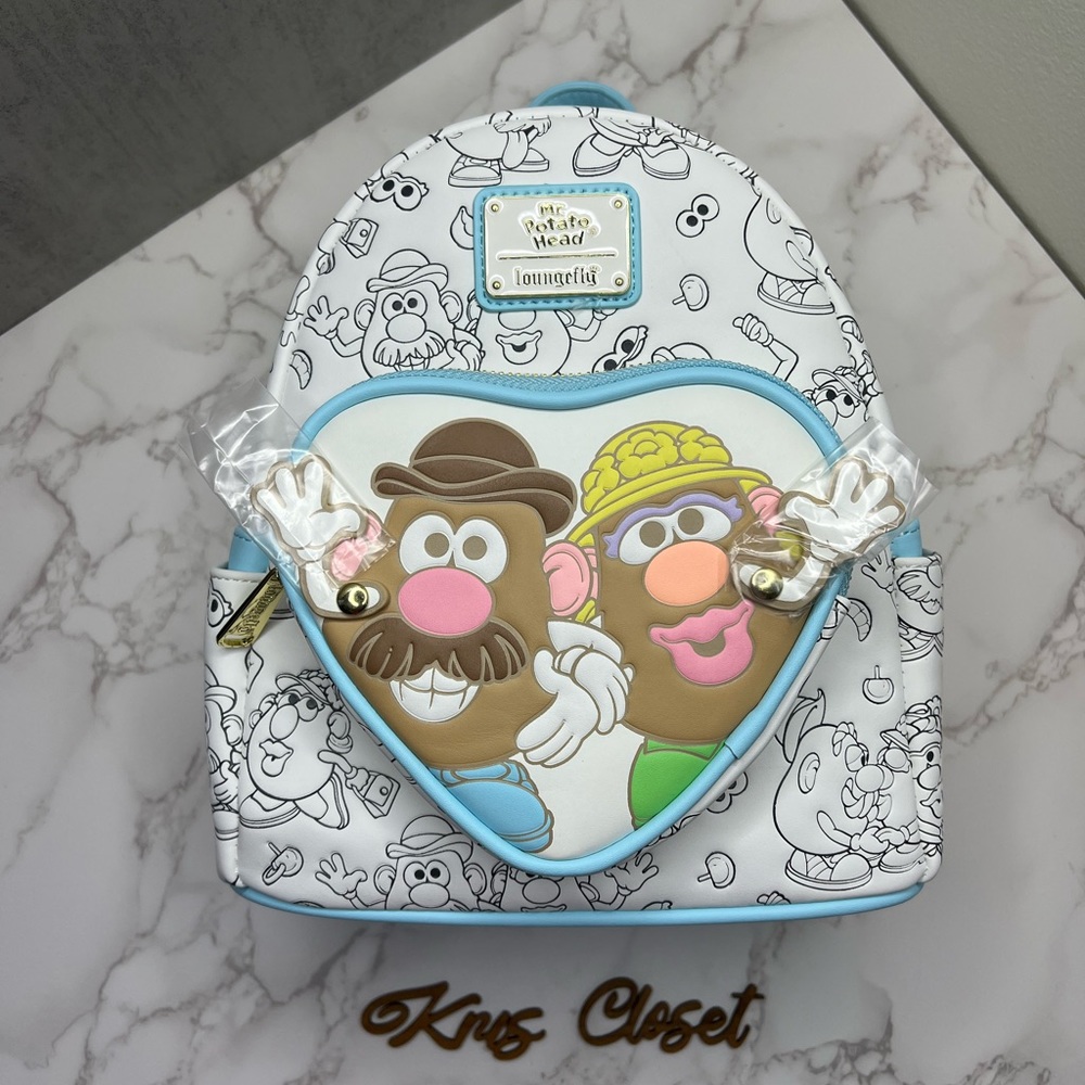 Loungefly Hasbro Mr. & Mrs. Potato Head Mini Backpack